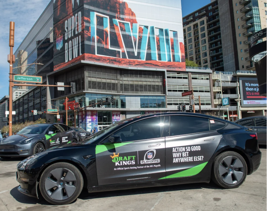 Brand Awareness Half Car Wraps - Any city in the USA - Mobilads